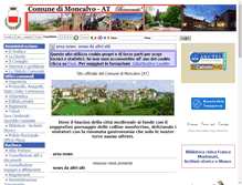 Tablet Screenshot of comune.moncalvo.at.it